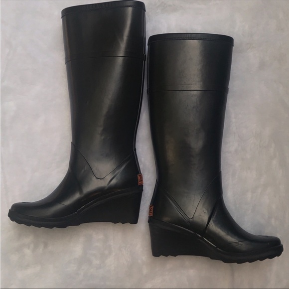 Michael Kors Shoes Michael Kors Wedge Rainboot Womens 6m Poshmark